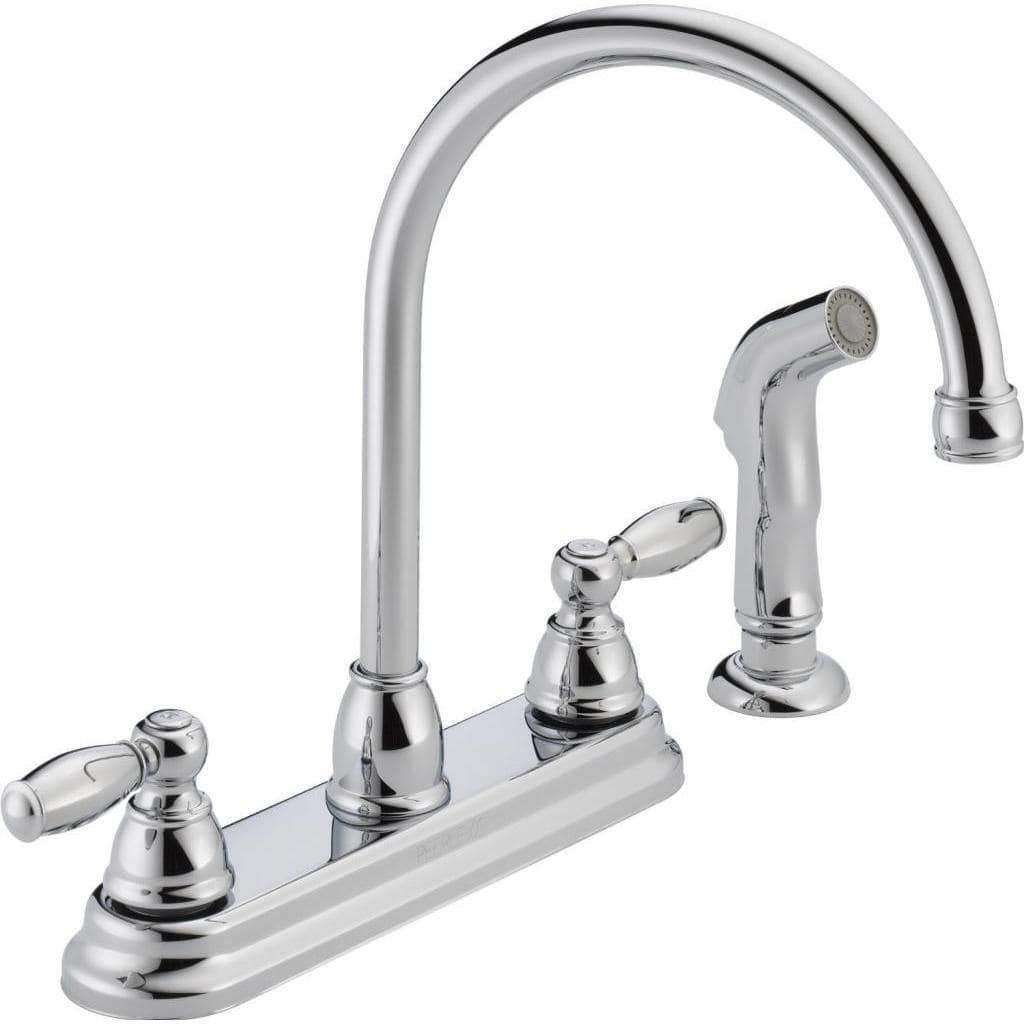 Peerless Kitchen Faucet Low Lead Two Handle H Arc Spout Designer Series 8 