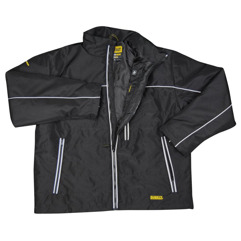 DEWALT Heated Kit Jacket Black Quilted 3X DCHJ075D1-3X from DEWALT