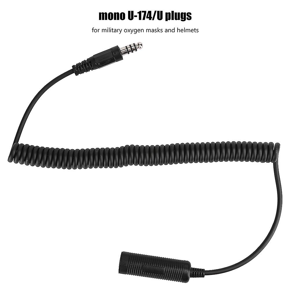 U-92a/u To U-174/u Helicopter Military Headphone Extension Line Cable