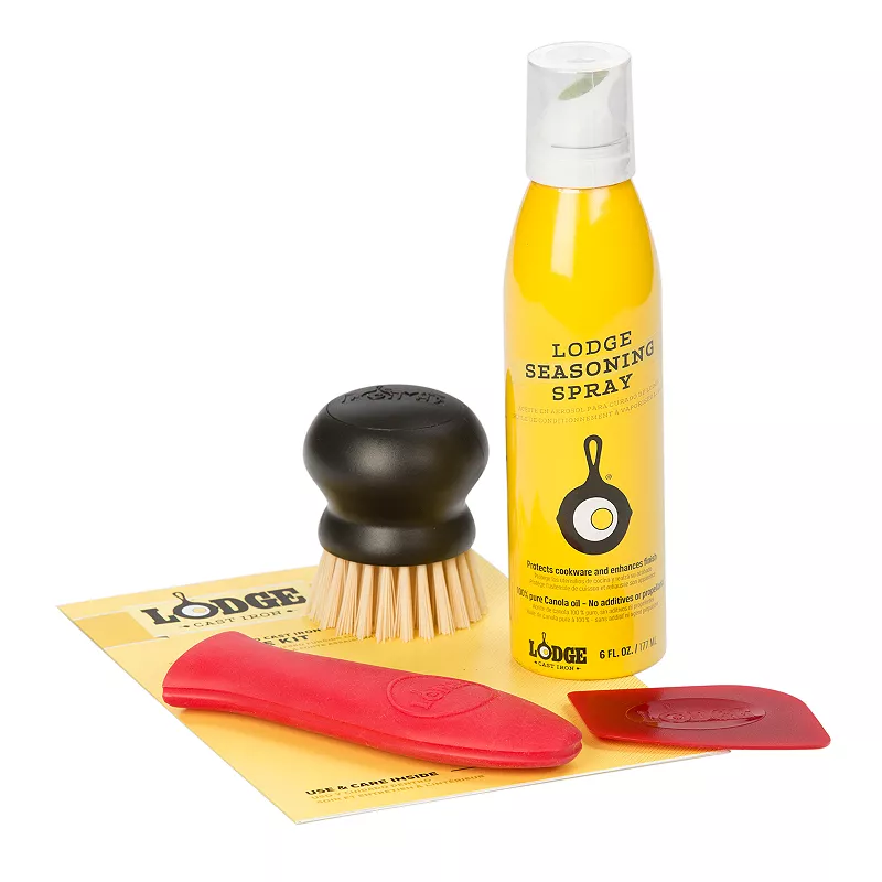 Lodge Seasoned Cast-Iron Care Kit