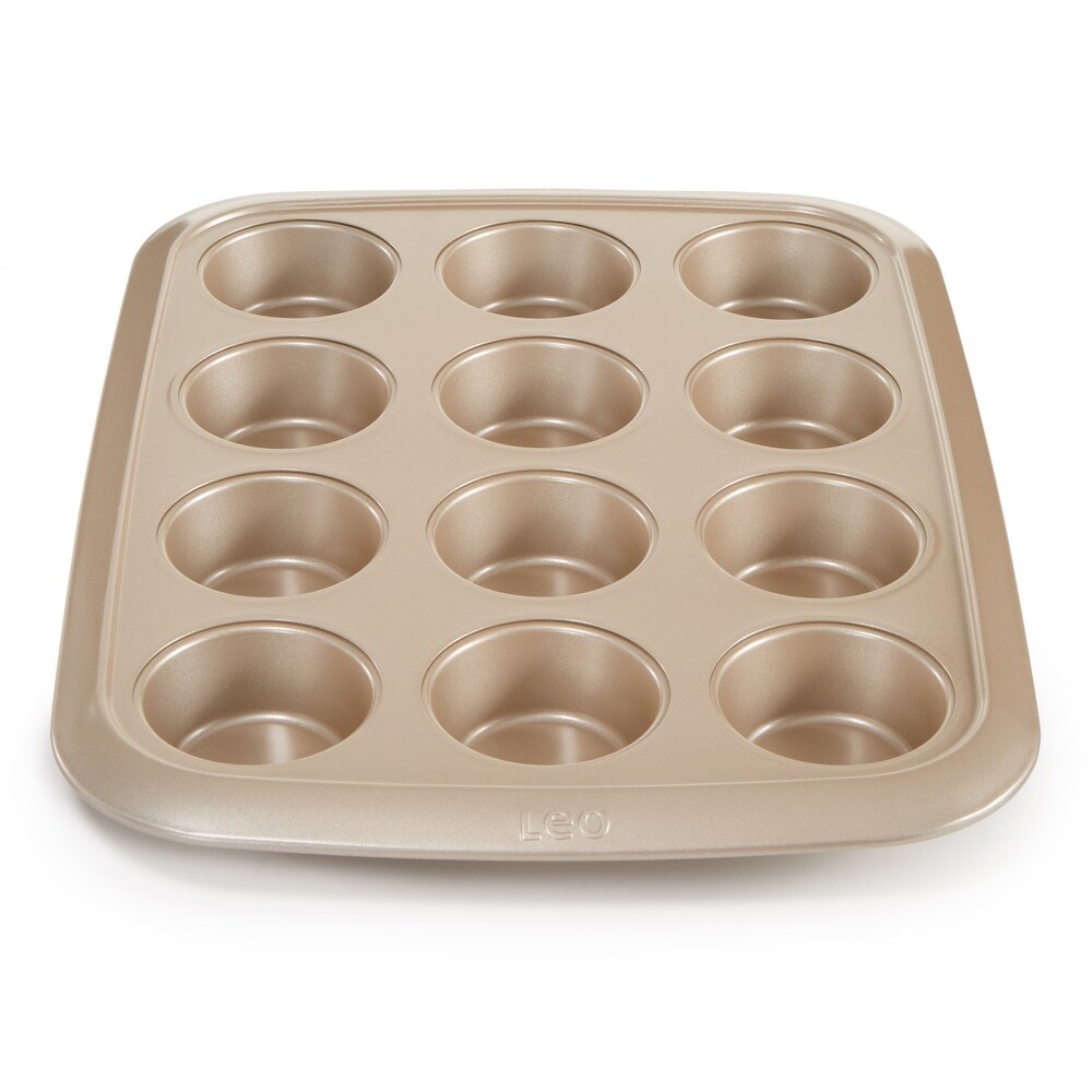 BergHOFF Balance Non stick Carbon Steel 12 cup Cupcake Pan 2.5\