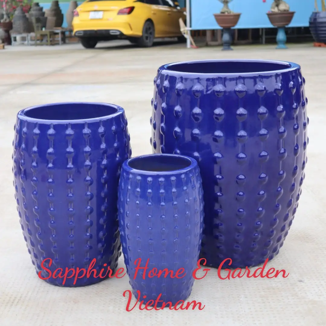 Big Flower Pot Ceramic Planter For Outdoor flower pots and planters Vietnamese Atlantis plant pots