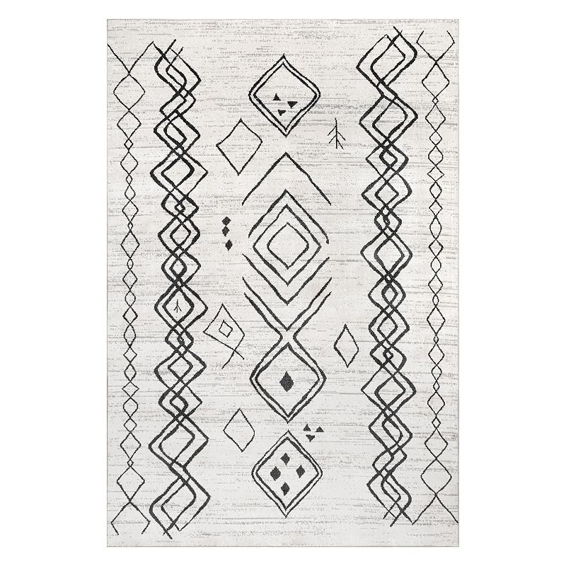 nuLOOM Janelle Machine Washable Transitional Moroccan Area Rug