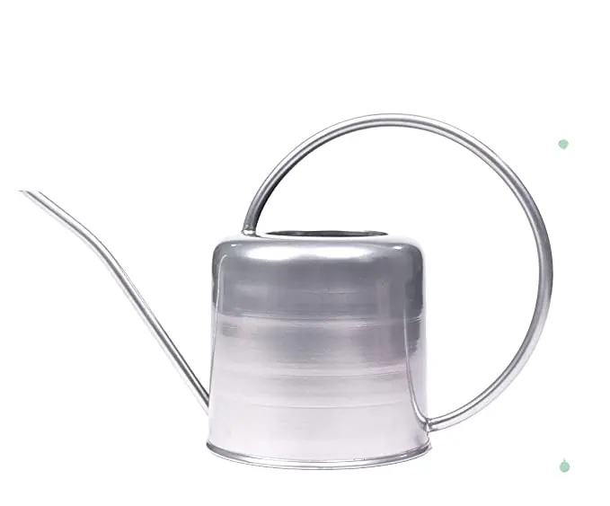 Luxury Selling Indian Supply At cheap prices Silver Modern Long Spout Metal Watering Can For Houseplants Farmhouse Garden Decor