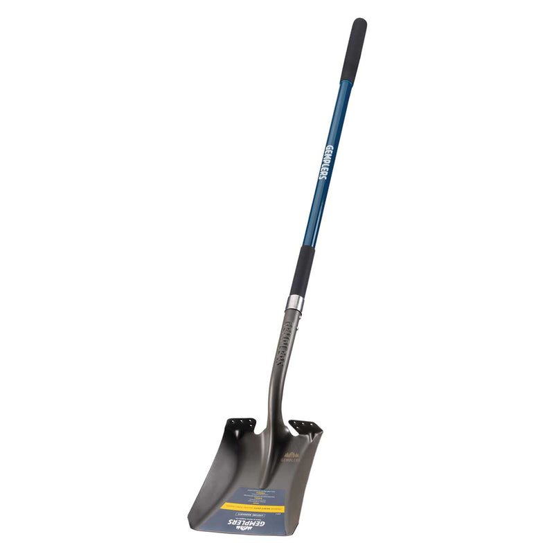 Gemplers Square Pt Shovel， Extnd Socket， Fiberglass Handle