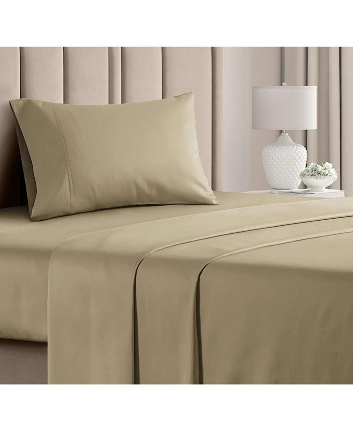 CGK Unlimited 3 Piece 100% Cotton 400 Thread Count Sheet Set - Twin Extra Long