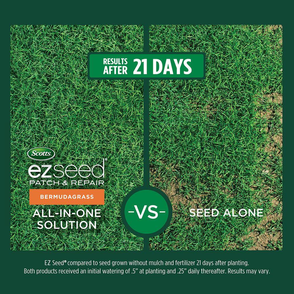 Scotts 20 lbs. EZ Seed Patch and Repair Bermudagrass Mulch Grass Seed and Fertilizer Combination 17599