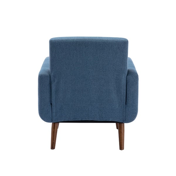 Porthos Home Suri Accent Chair， Fabric or PU Upholstery， Rubberwood Legs