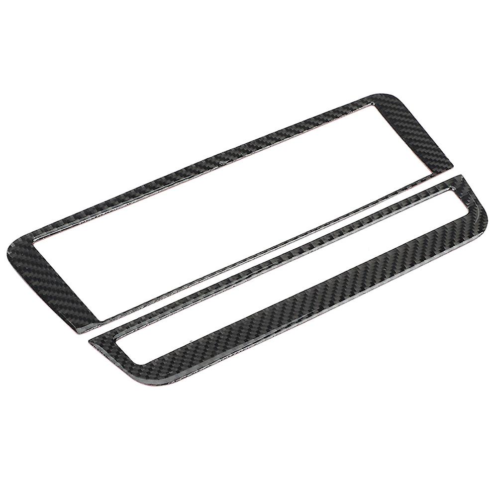 Carbon Fiber Cd Air Conditioning Control Panel Cover Trim For Mercedes-benz A/b/gla/cla(pure)