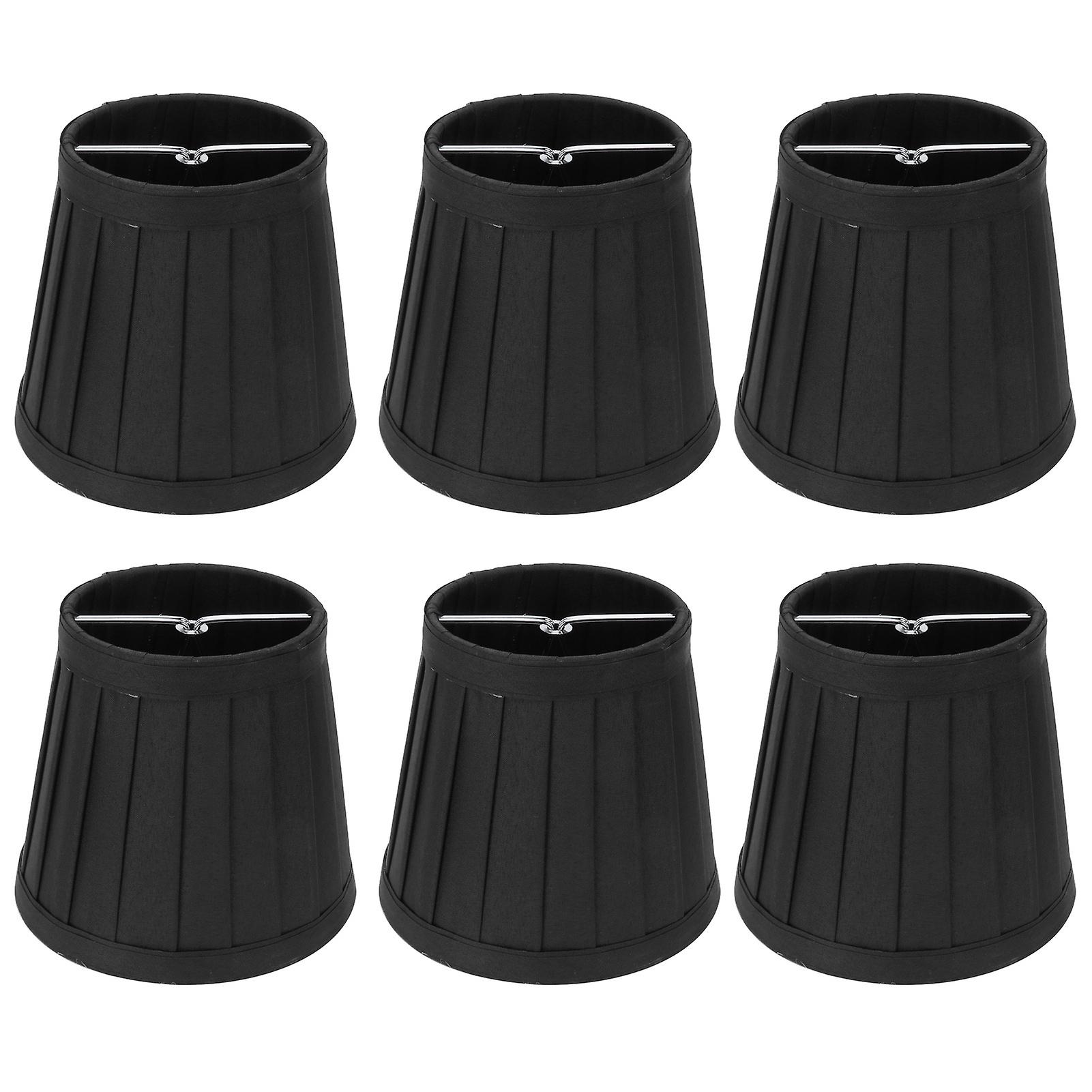 6pcs Modern Cloth Lampshade Chandelier Lamp Shades For E14 Wall Lamp Room Decor