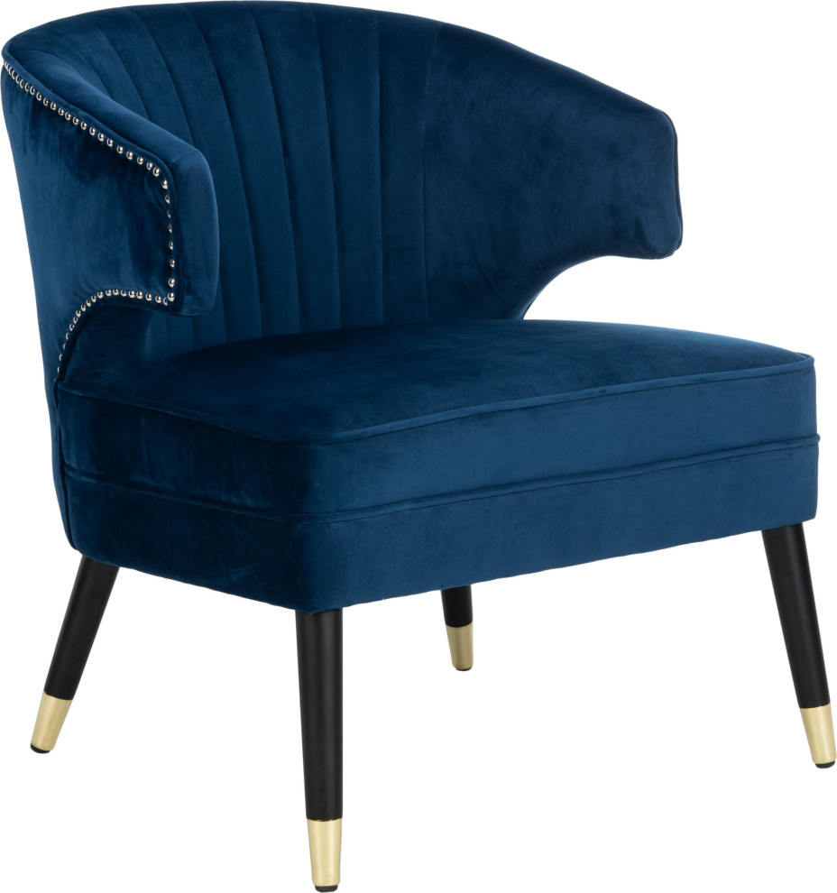 Stazia Wingback Accent Chair   Midcentury   Armchairs And Accent Chairs   by HedgeApple  Houzz