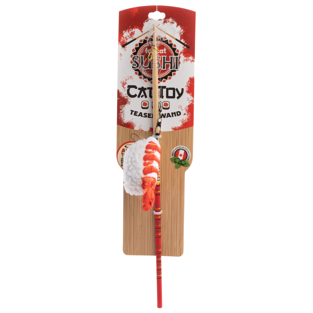 Fab Cat Sushi Teaser Wand Cat Toy