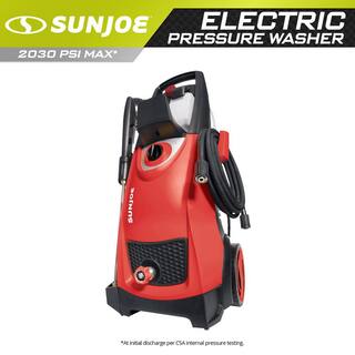 Sun Joe 1450 PSI 1.24 GPM 14.5 Amp Cold Water Corded Electric Pressure Washer Red SPX3000-RED