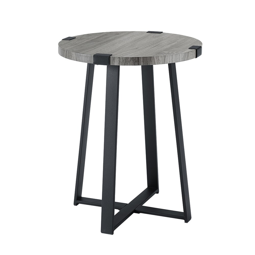 Middlebrook Barnett Round Metal Wrap Side Table