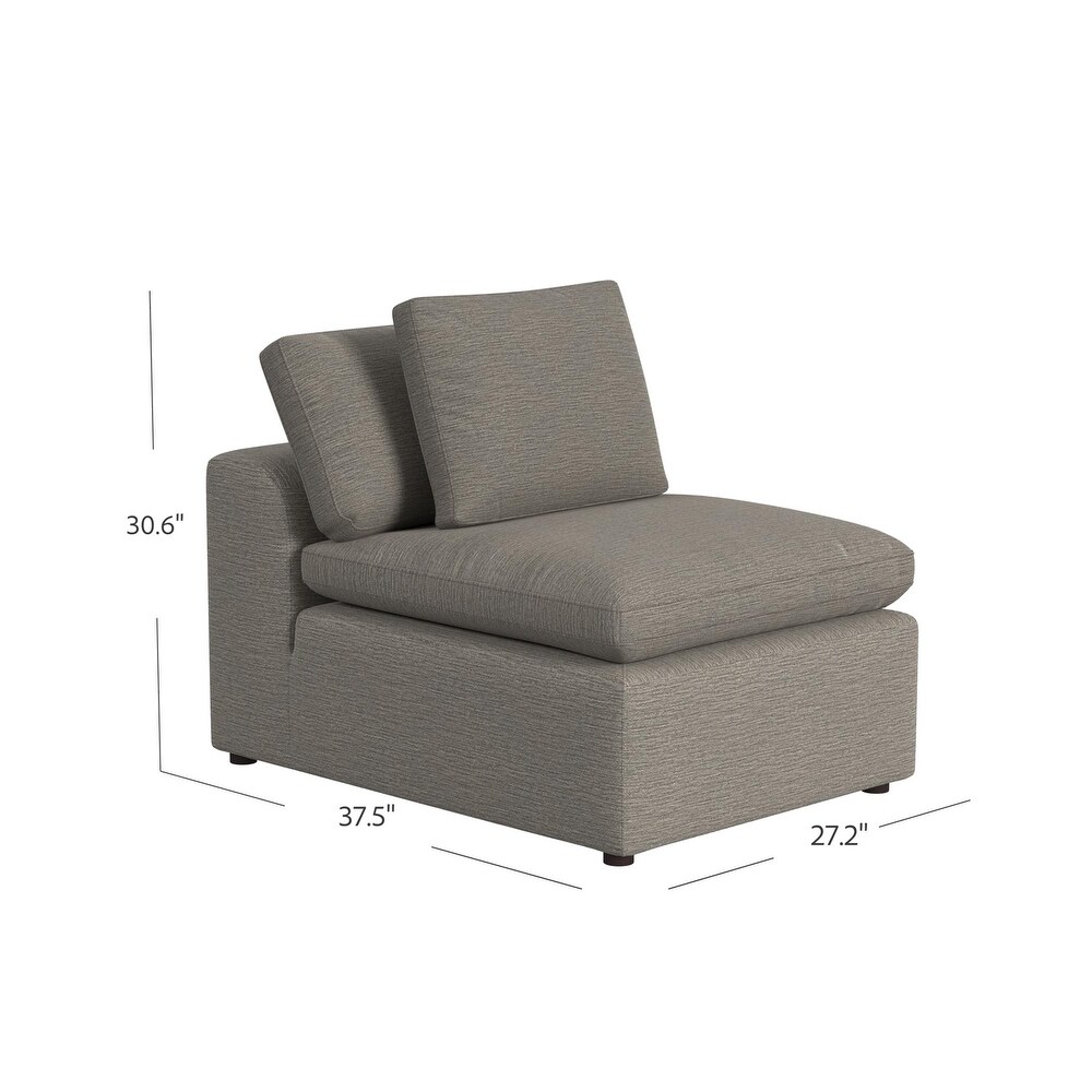 Cortney's Collection York Modular Armless Chair