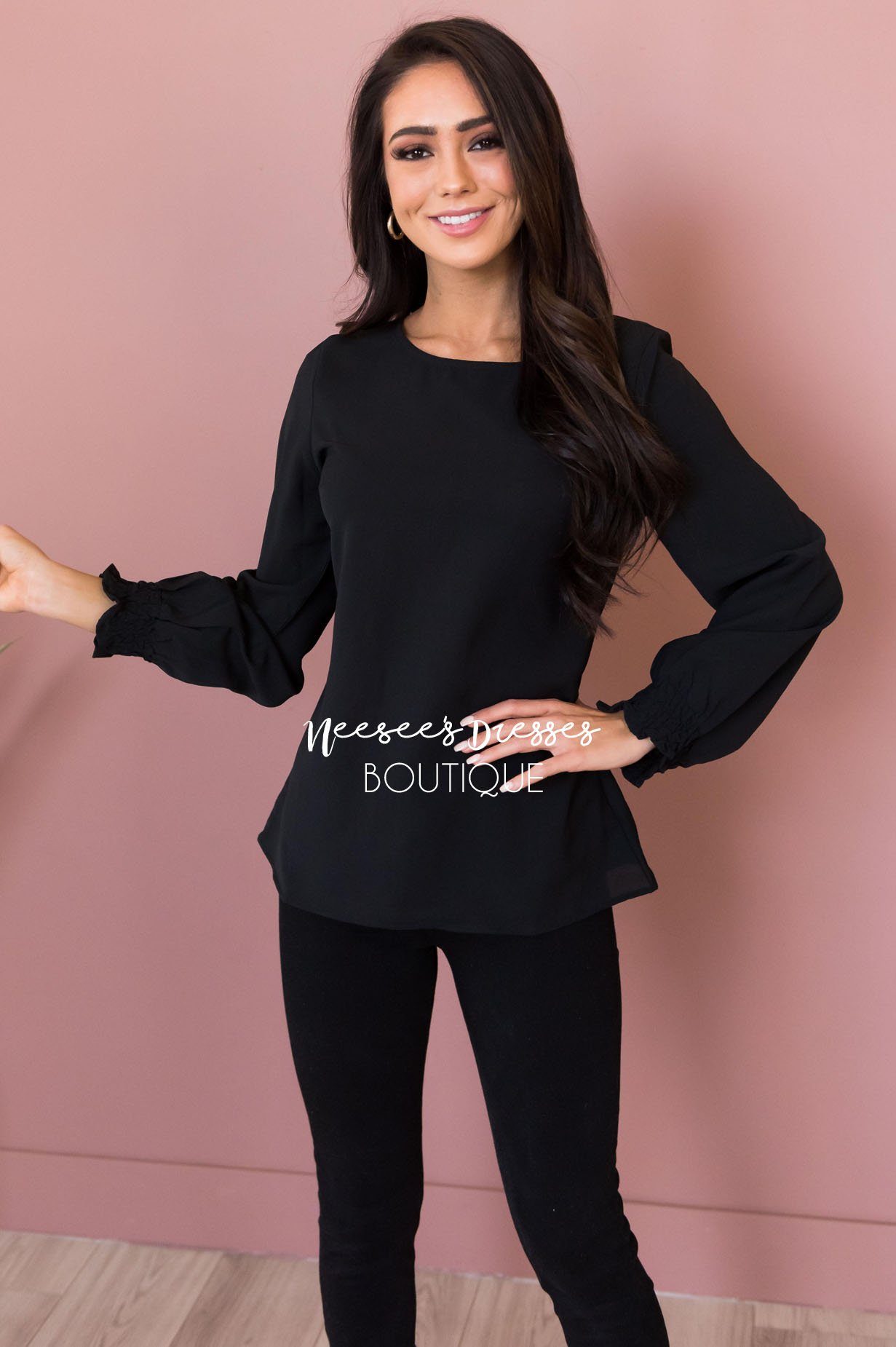 Uptown Girl Modest Blouse