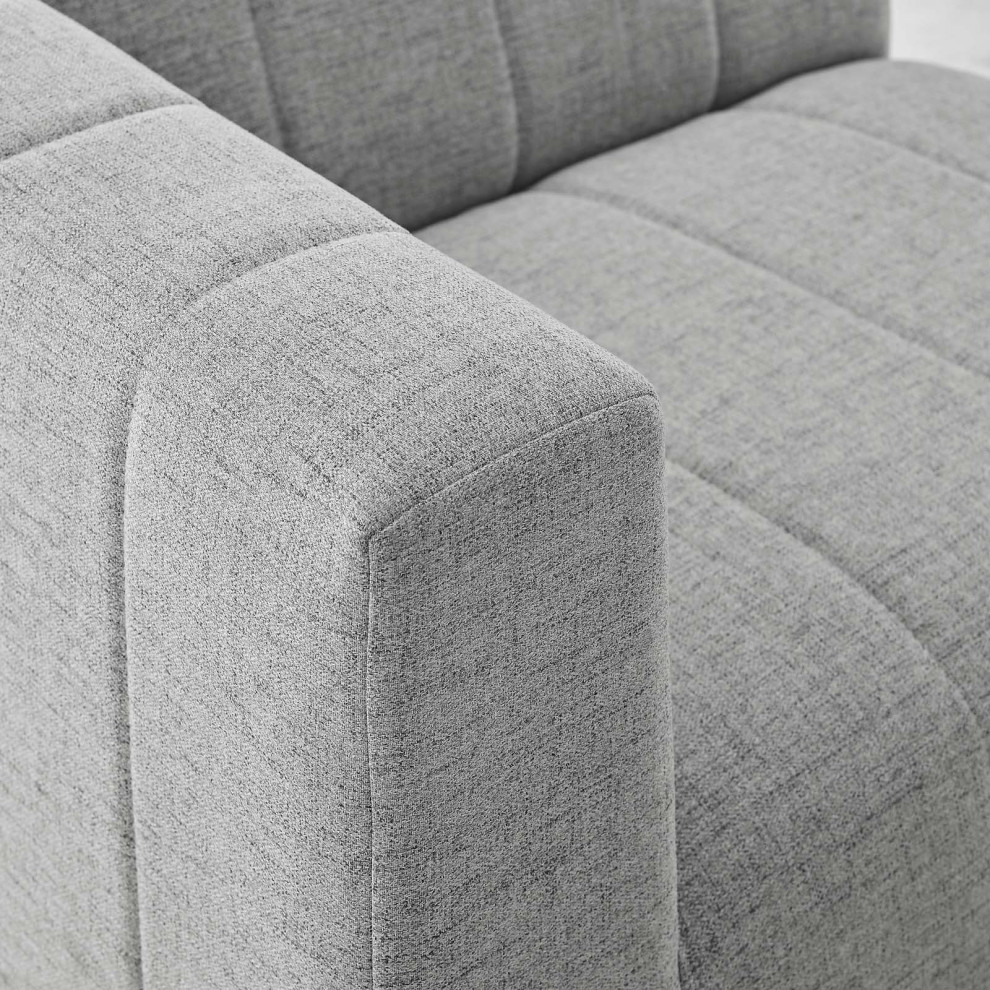 Bartlett Upholstered Fabric Left Arm Chair   Transitional   Armchairs And Accent Chairs   by Uber Bazaar  Houzz