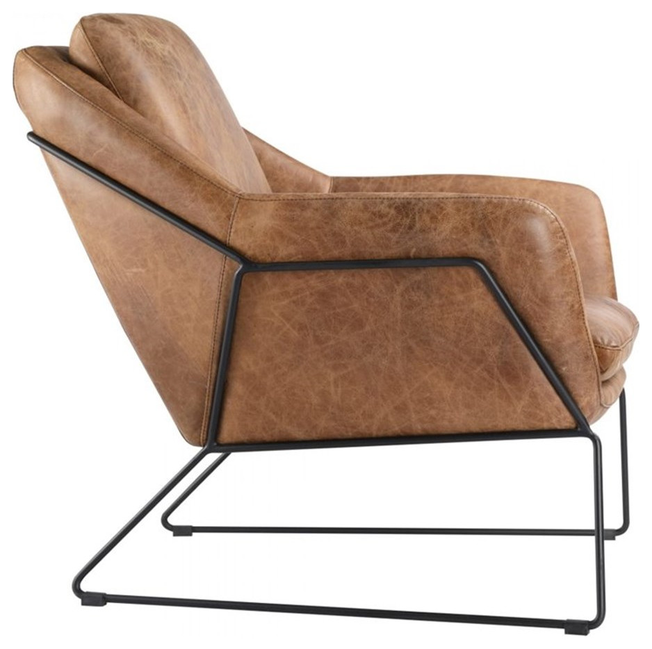 Greer Club Chair   Midcentury   Armchairs And Accent Chairs   by Homesquare  Houzz