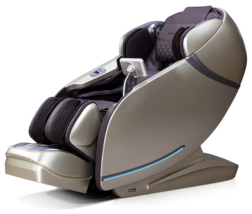 Osaki OS Pro First Class 3D SL Track Massage Chair with Body Scan  Brown   Midcentury   Massage Chairs   by easymassagechair  Houzz