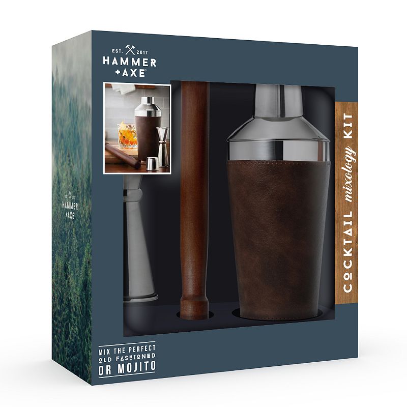 Hammer and Axe Cocktail Mixology Kit