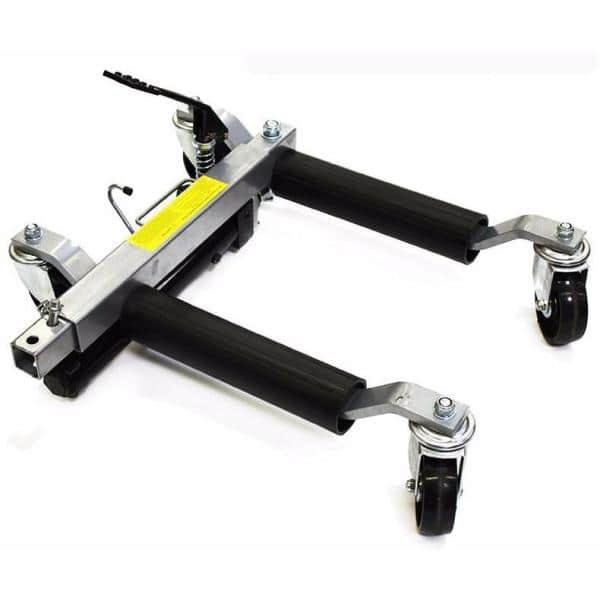 STARK USA 21 in. W 1500 lbs. Car Dolly Hydraulic Lift Jack Air Roller Vehicle Positioning Tow 25999