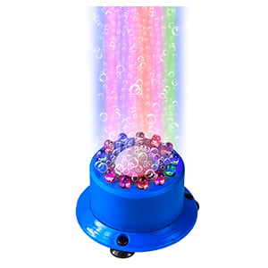 Penn-Plax Cascade Multi-Colored Rainbow LED Air Stone – Great Bubbler For Freshwater and Saltwater Aquariums – 2.5” Diameter