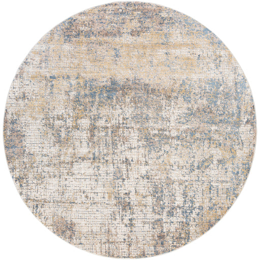 Aisha Viscose Distressed Sky Blue Rug