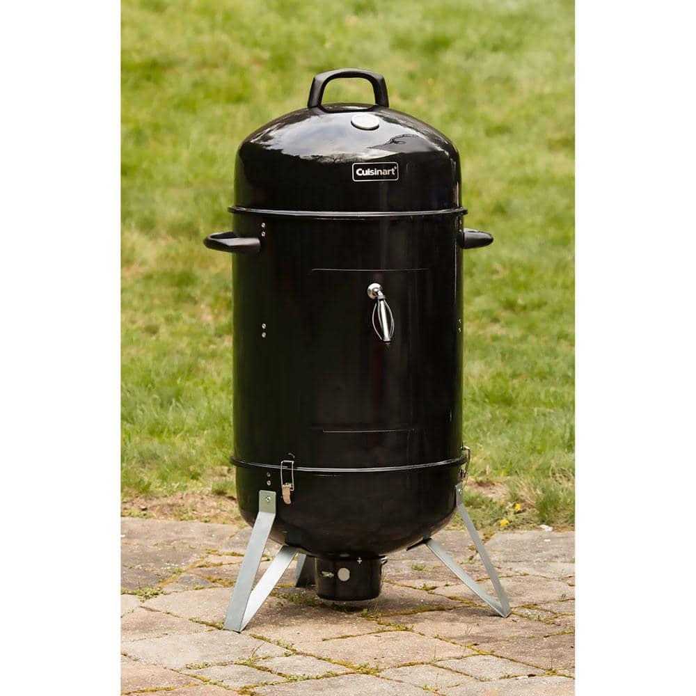 Cuisinart Vertical 18 in Dia Charcoal Smoker in Black