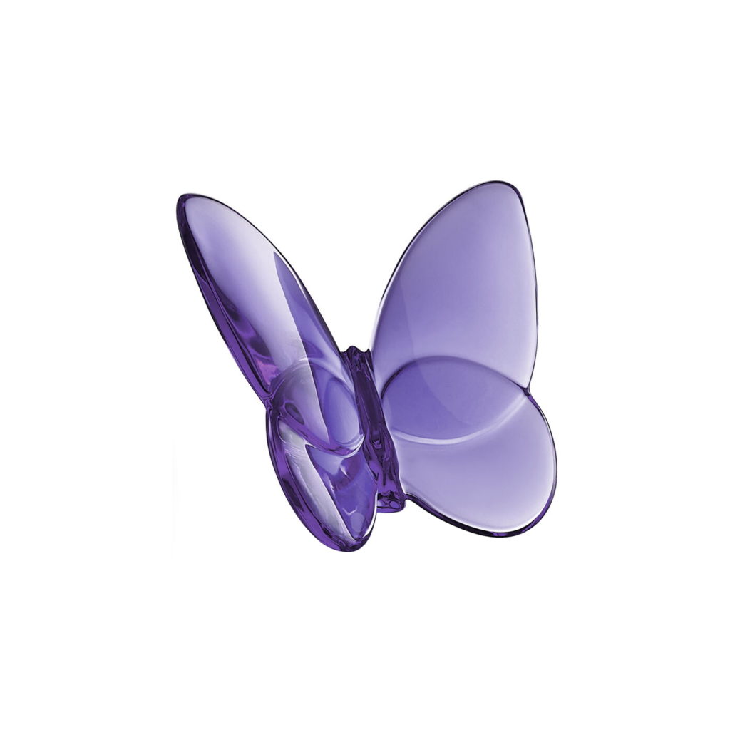 Baccarat Papillon Lucky Butterfly  Purple