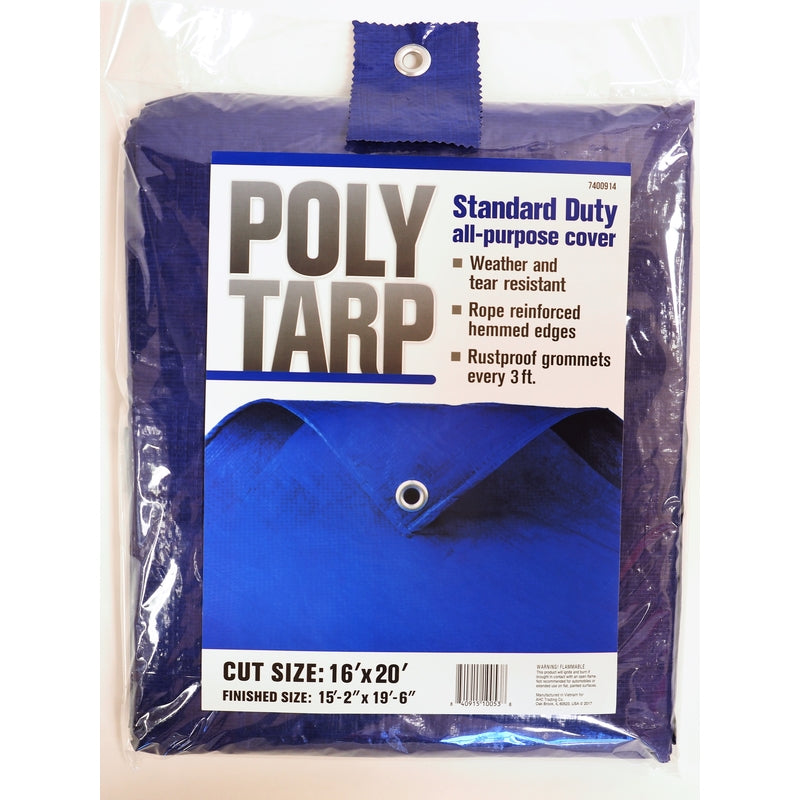 TARP POLY 16'X20' BLUE