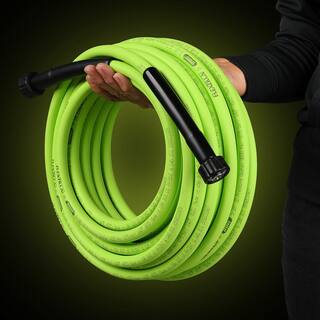 Flexzilla 516 in. x 50 ft. 4000 PSI Pressure Washer Hose with M22 Fittings HFZPW40550M