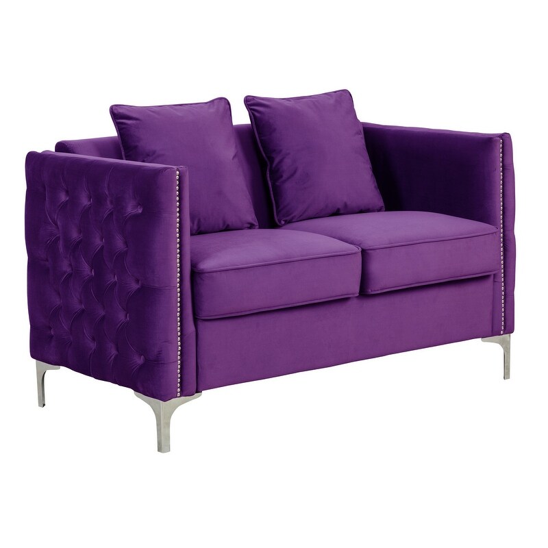 Bayberry Velvet Sofa Loveseat Chair Living Room Set