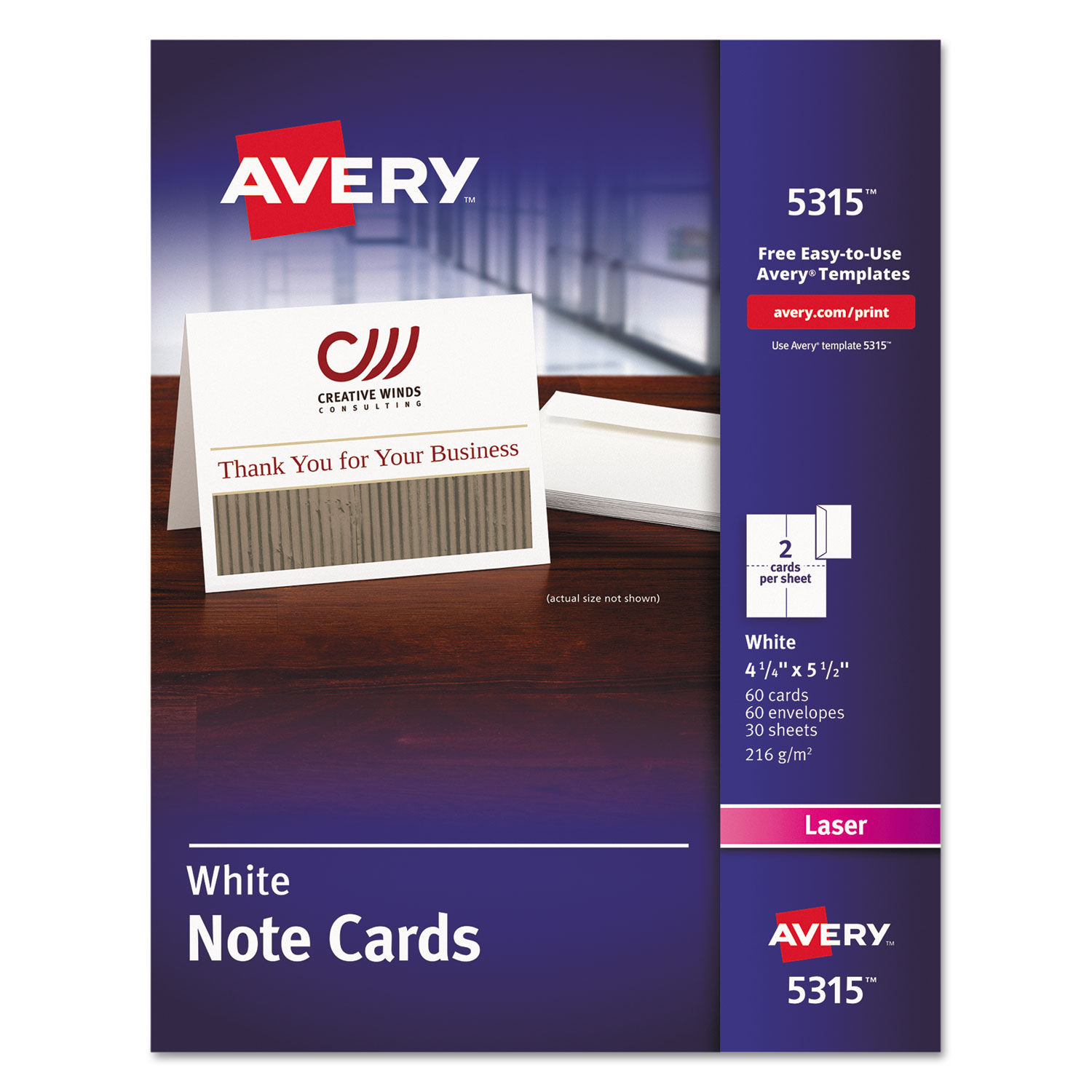 Note Cards with Matching Envelopes by Averyandreg; AVE5315