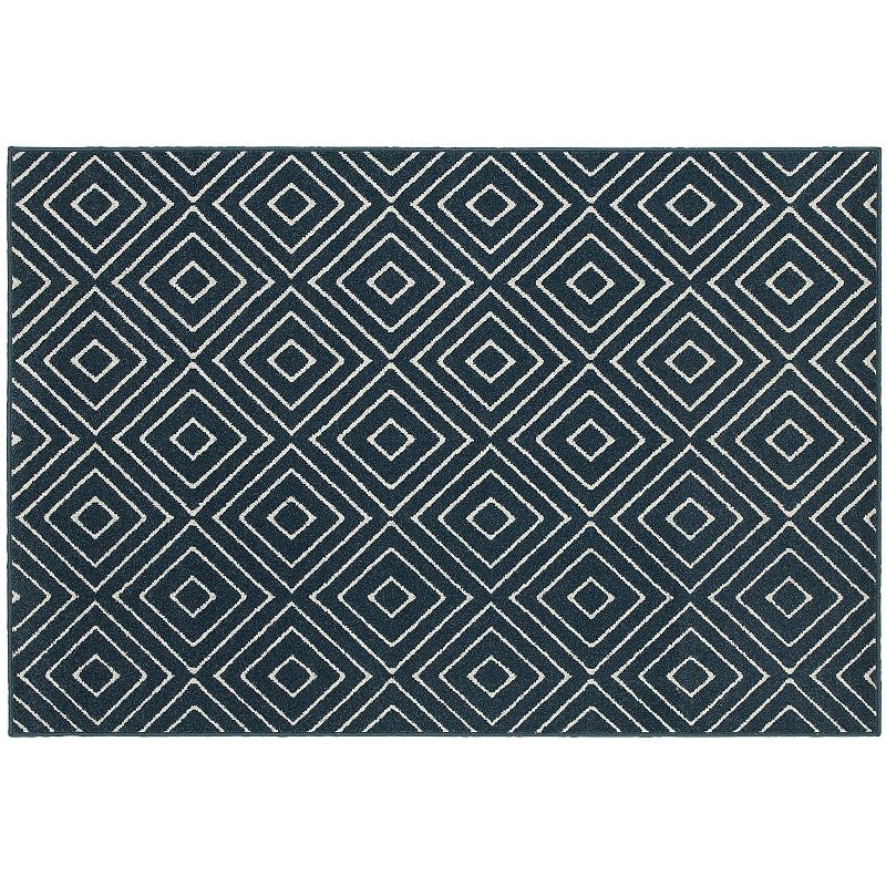 StyleHaven Longview Geometric Diamond Indoor Outdoor Rug