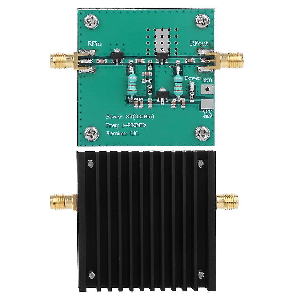 Rf Broadband Power Amplifier Module Electrical Accessory Standard Sma Female 1and#8209;930mhz 2.0w