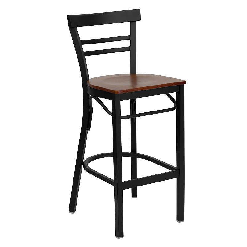 Flash Furniture HERCULES Series Ladder Back Bar Stool