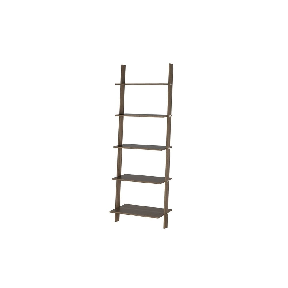 Cooper 5 Shelf Floating Ladder Bookcase by Manhattan Comfort