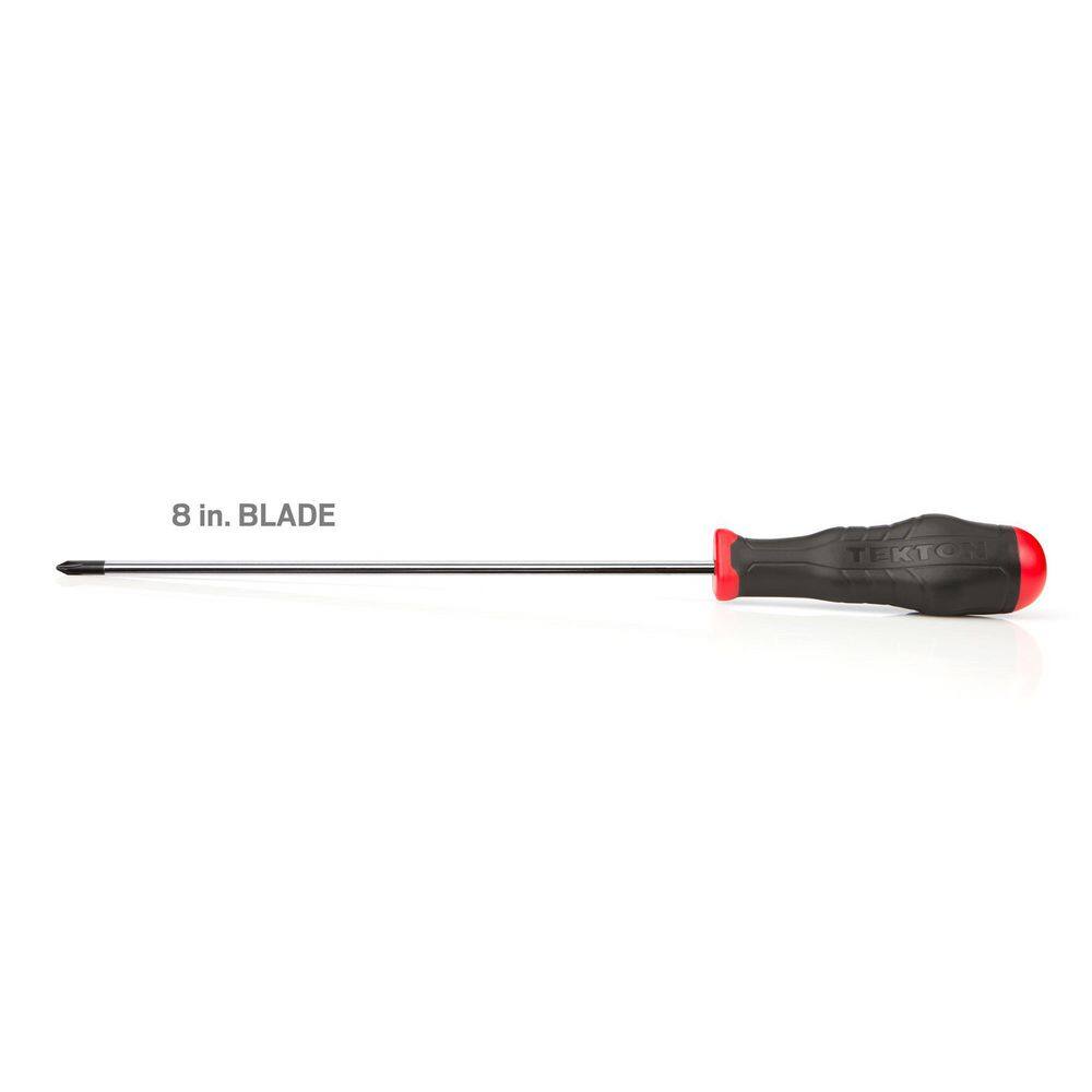 TEKTON Long #1 Phillips High-Torque Screwdriver (Chrome) DHP34001