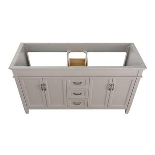 Home Decorators Collection Ashburn 60 in. W x 21.75 in. D Vanity Cabinet in Grey ASGRA6021D