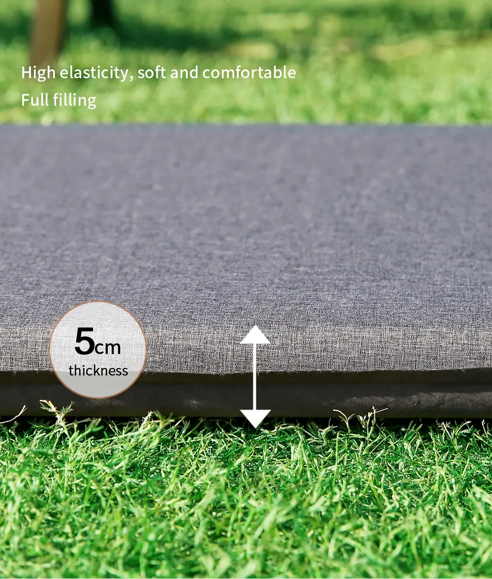 Blue Outdoor Foam Camping Mattress Lightweight waterproof Self Inflating camping mat Built in Valve Sleeping Pad Mat For camping