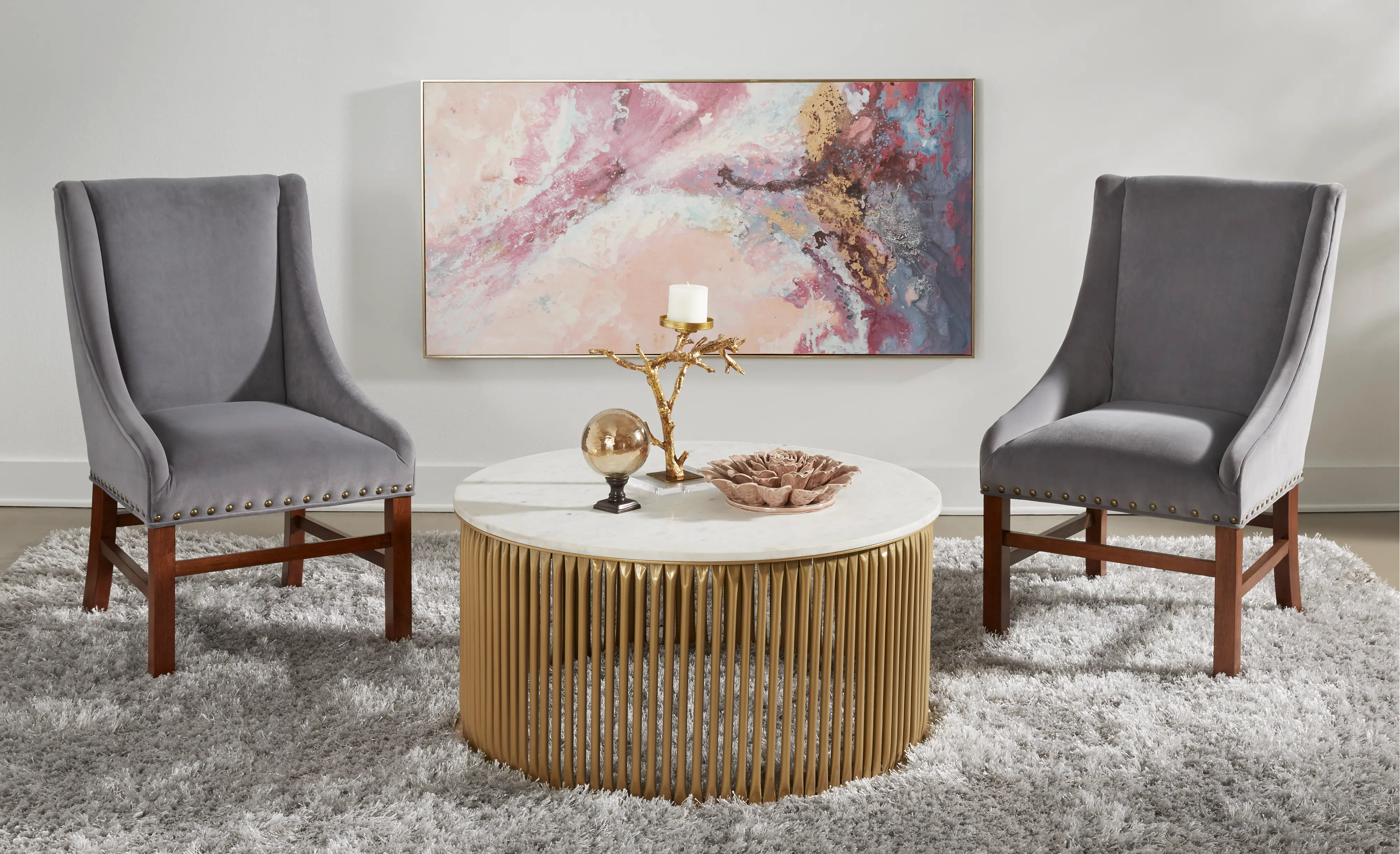 Bella Gold Powder Coffee Table