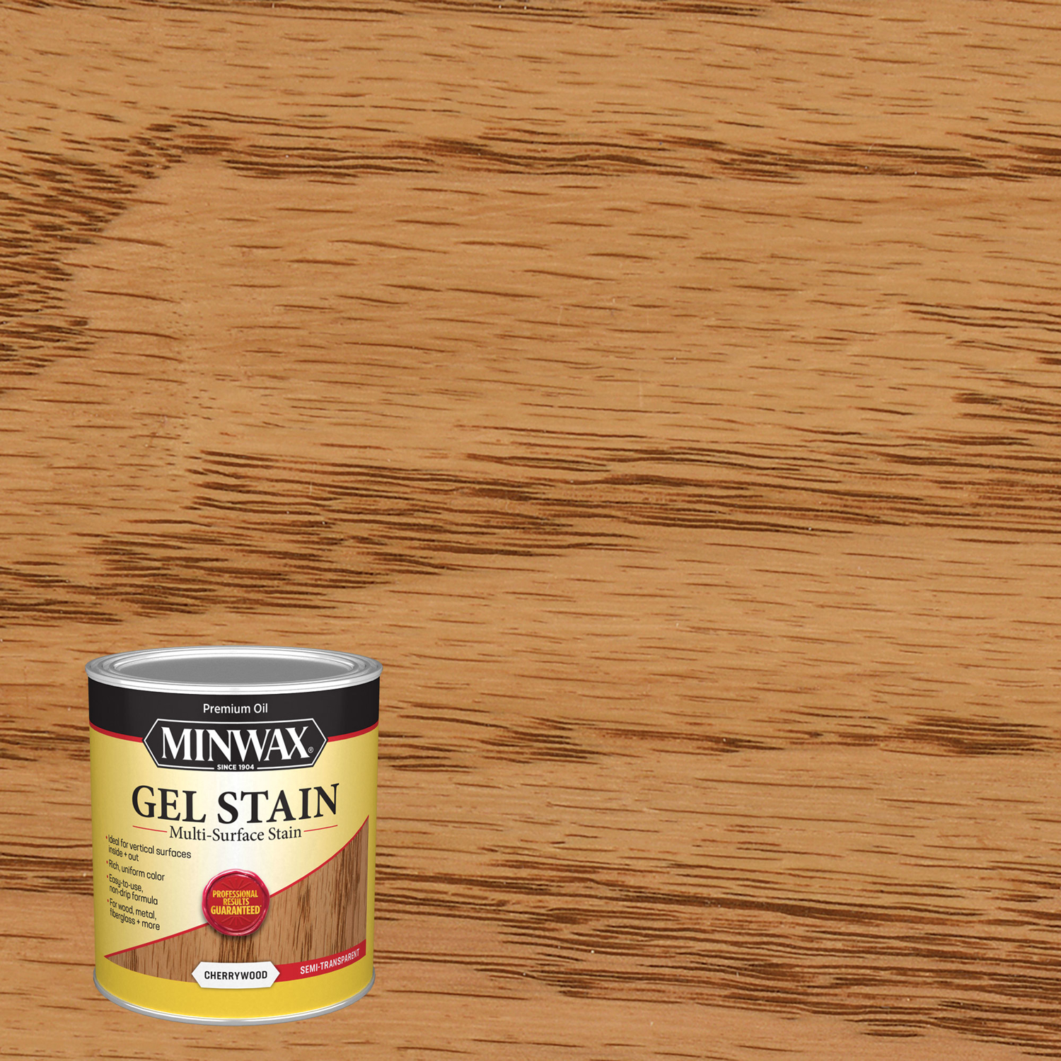 Minwax Gel Stain Semi-Transparent Cherrywood Oil-Based Gel Stain 1 qt