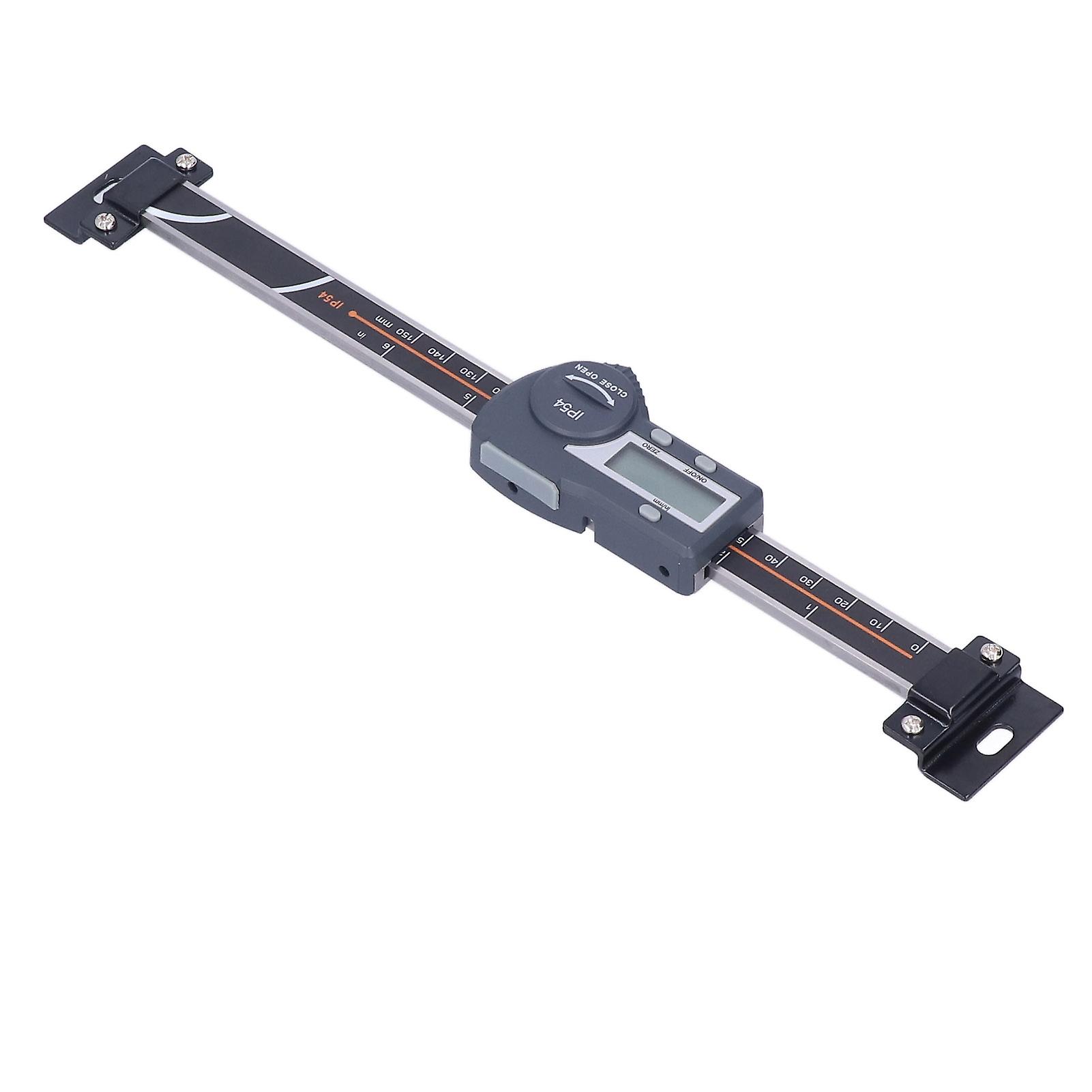 Ip54 Horizontal Vernier Caliper Lcd Display Digital Linear Scale Measuring Tool With Zero Reset Data Hold0150mm / 0.05.9in