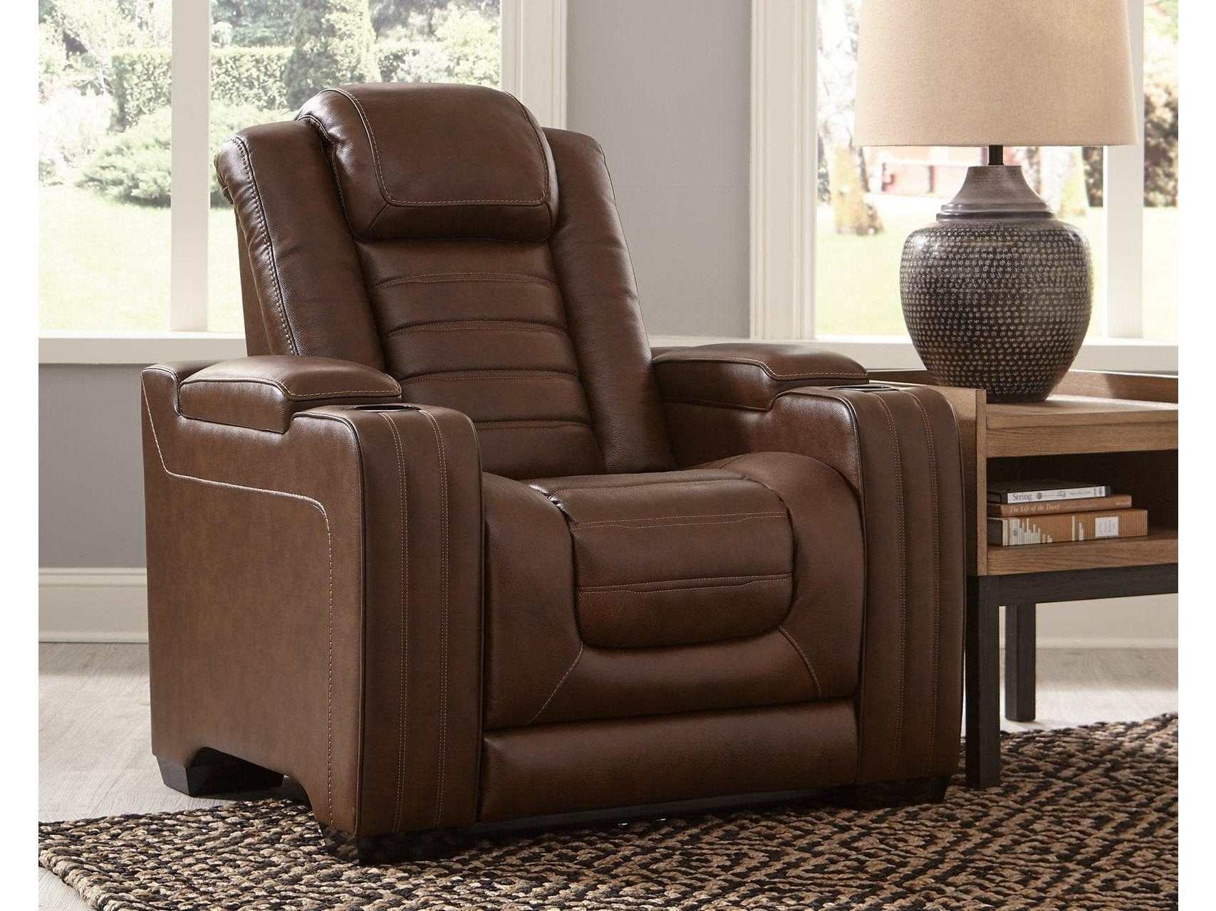 (Online Special Price) Backtrack Chocolate Power Recliner