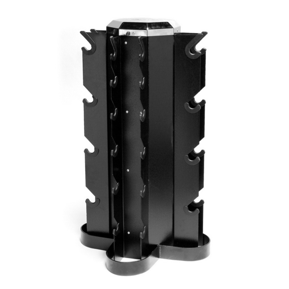 CAP RK 17 Vertical 4 sided Dumbbell Rack  Black