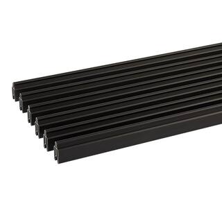 FORTRESS Evolver Black Aluminum Fence Decorative Beam Rail (6-Pack) 38520