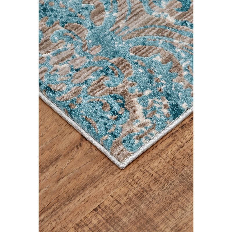 Weave and Wander Arsene Aqua Rug