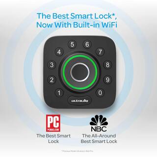 Ultraloq U-Bolt Pro Wi-Fi Deadbolt Smart Lock with Passage Handle UBPWHB