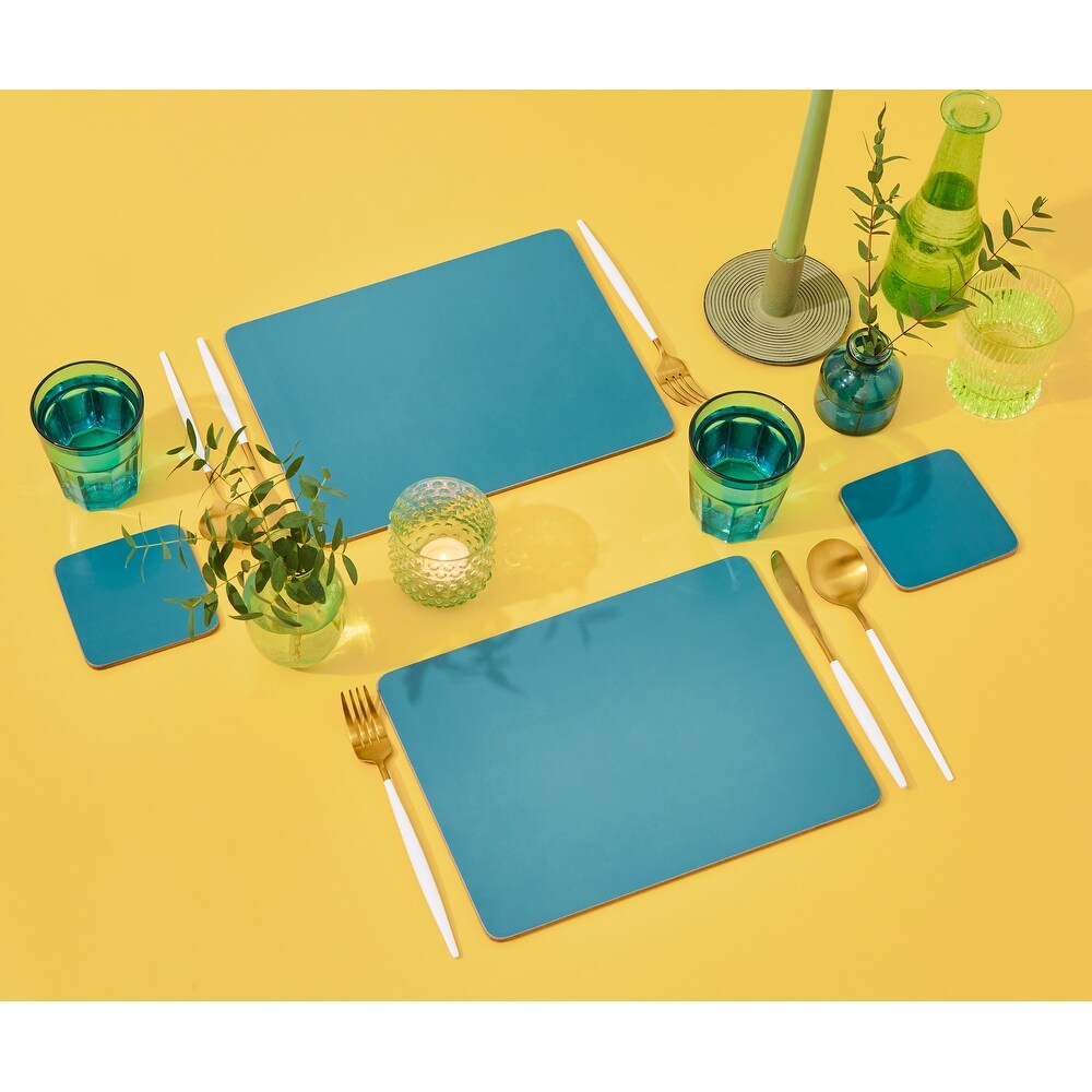 Pimpernel Azure Placemats Set of 4   15.7 inches x 11.7 each