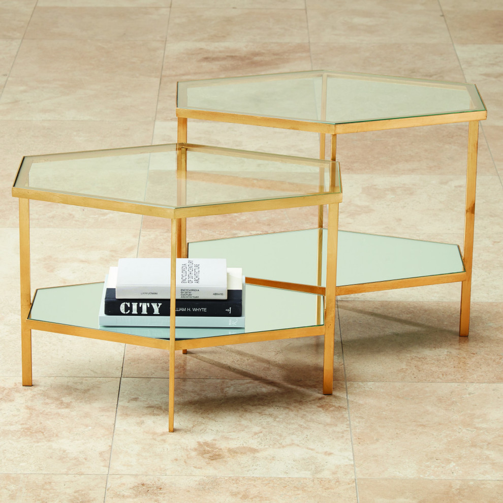 Hexagon Table   Contemporary   Coffee Tables   by HedgeApple  Houzz